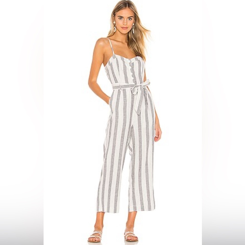 Rails Harper Jumpsuit In Laguna Stripe Size Small… - image 1